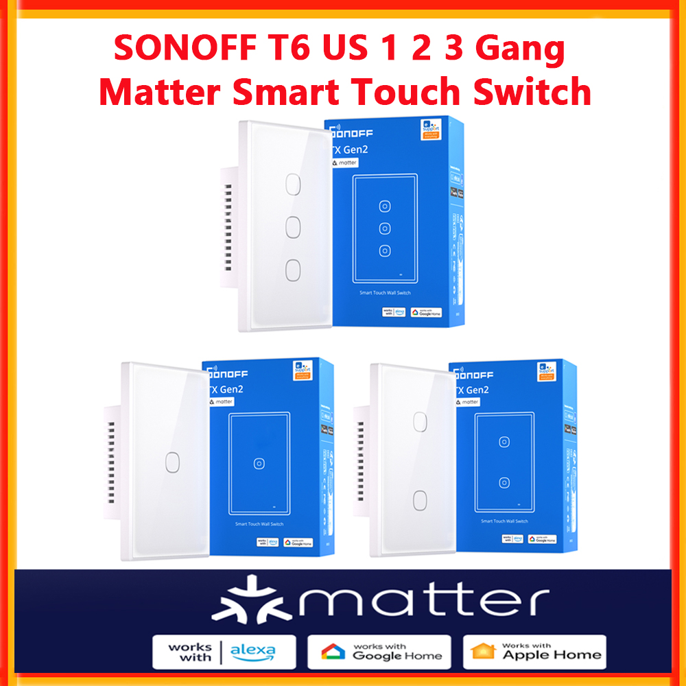 Home Automation Kit - Sonoff TX Gen2 T6 120 Tipi