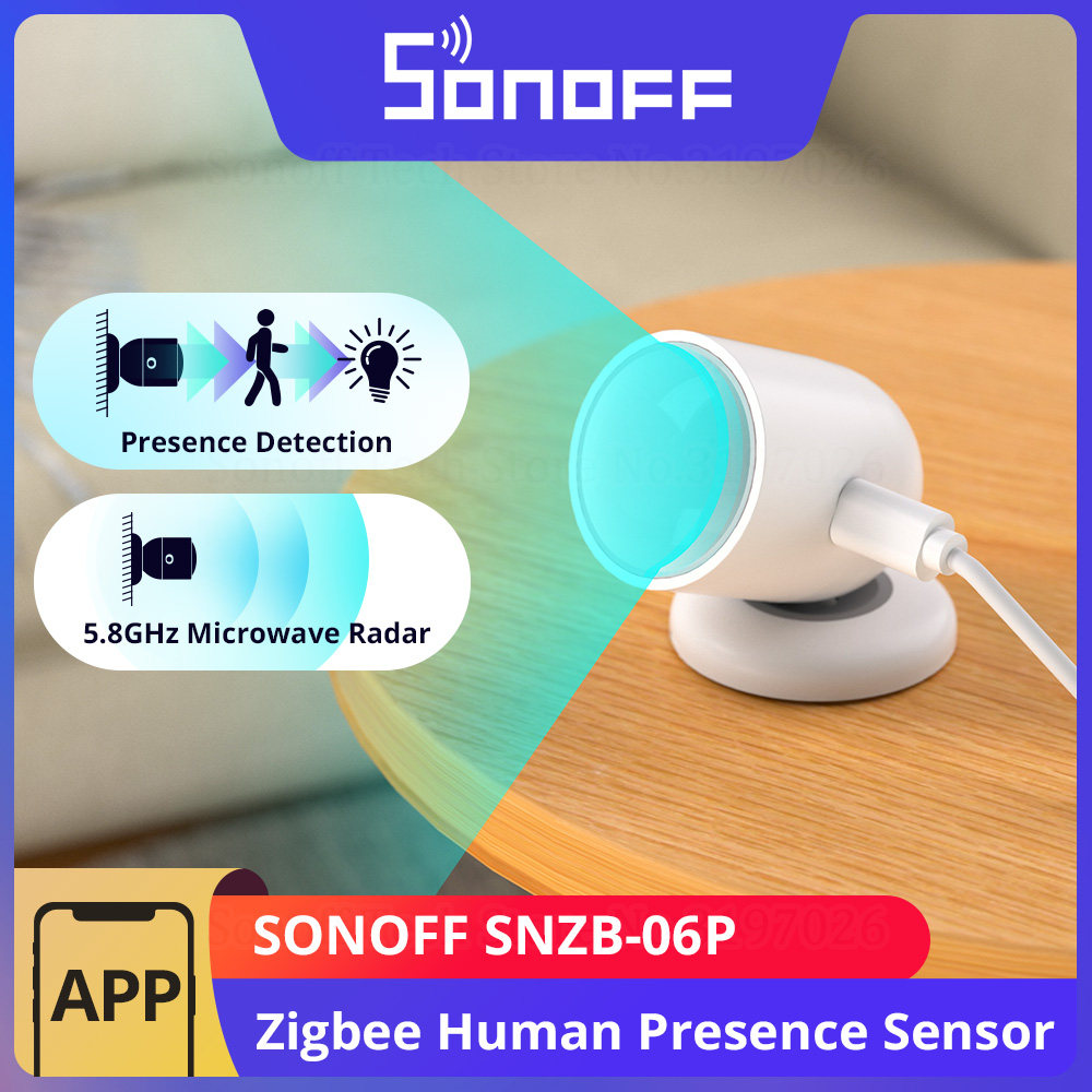 Smart Home Retrofit - SONOFF SNZB-06P Zigbee İnsan Varlığı Sensörü