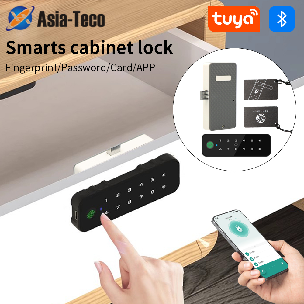 Smart Home Key - Tuya Bluetooth Akıllı Ahşap Dolap Parmak