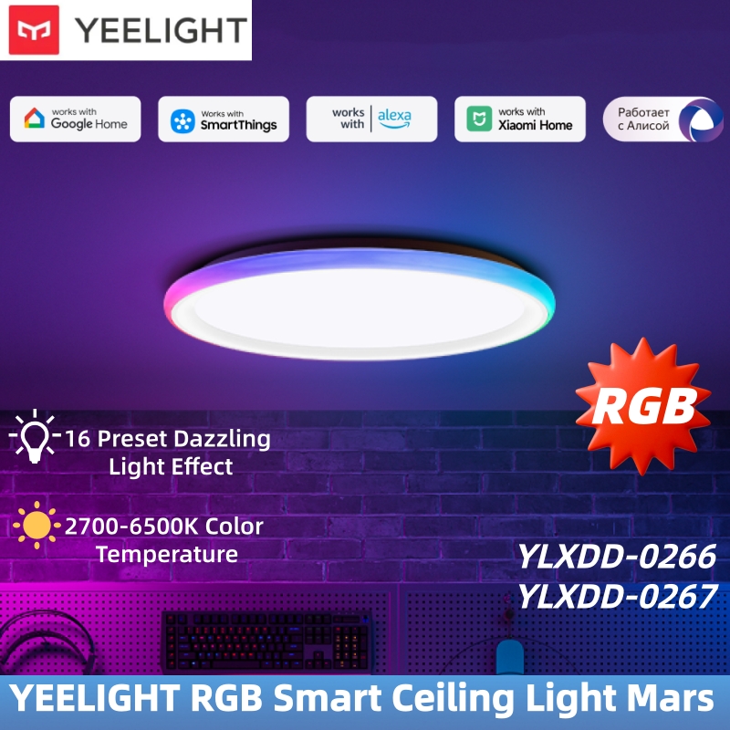 Smart Home Yeelight - YEELIGHT RGB Akıllı Tavan Lambası Mars