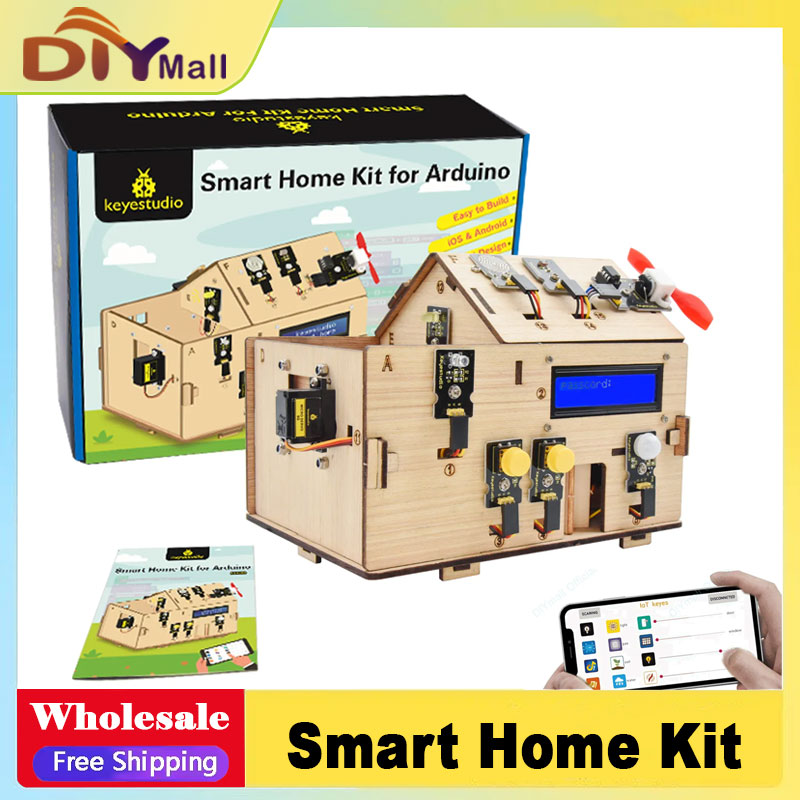 Home Automation Kit - Keyestudio Akıllı IoT Ev Kiti, PLUS