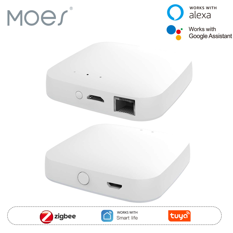 Smart Home Website - MOES Tuya ZigBee3.0 Akıllı Hub, Kablosuz/Kablolu