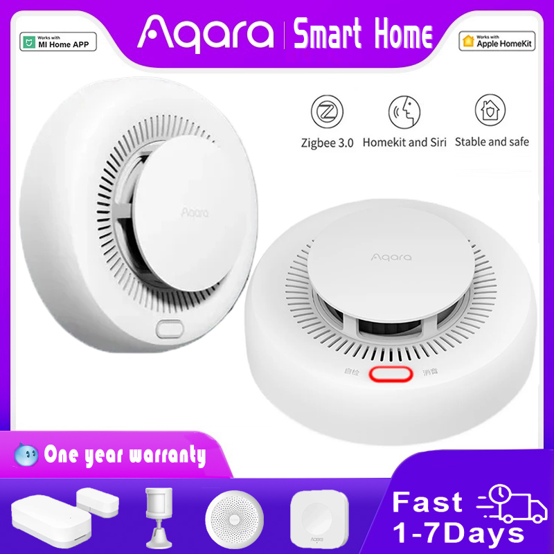 Smart Home Xiaomi App - Yeni Aqara Duman Dedektörü Zigbee Akıllı
