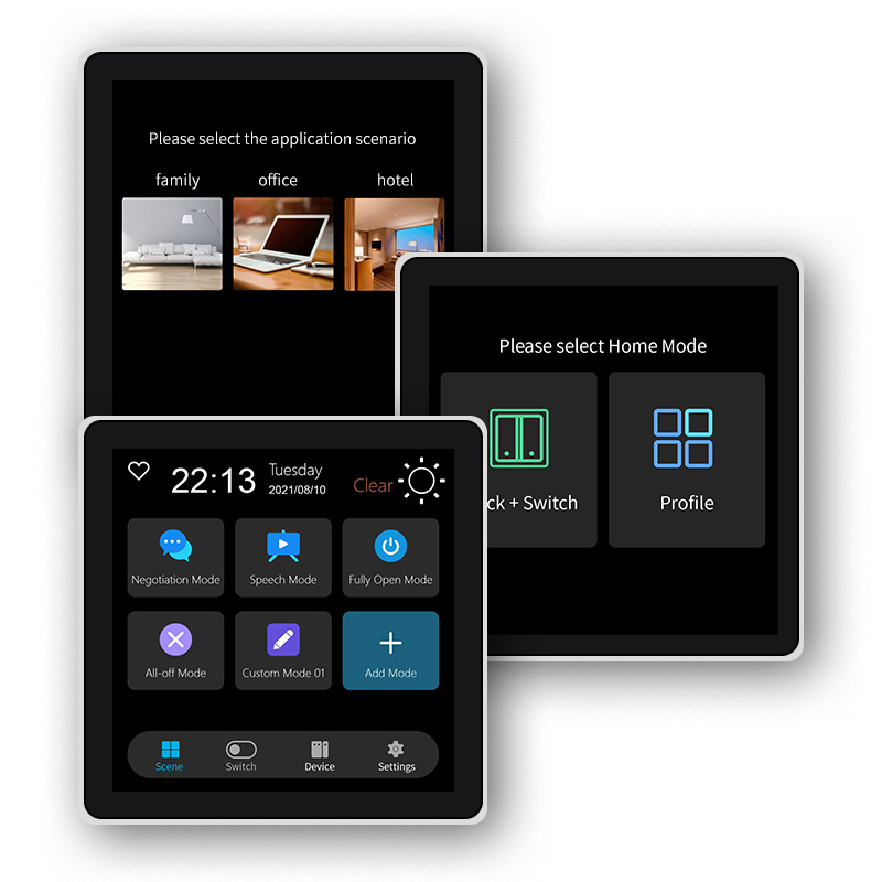 Smart Home Room - FUERS 4 Inç Dokunmatik Ekran Çok
