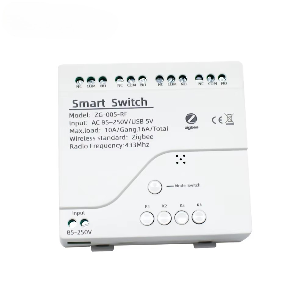 Smart Home System - Tuya 4CH Zigbee Anahtar Röle Modülü