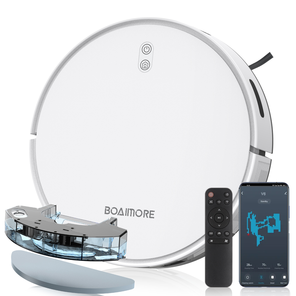 Smart Home Remote - Robotlu Süpürge Kombinasyonu Paspas 6500PA Akıllı