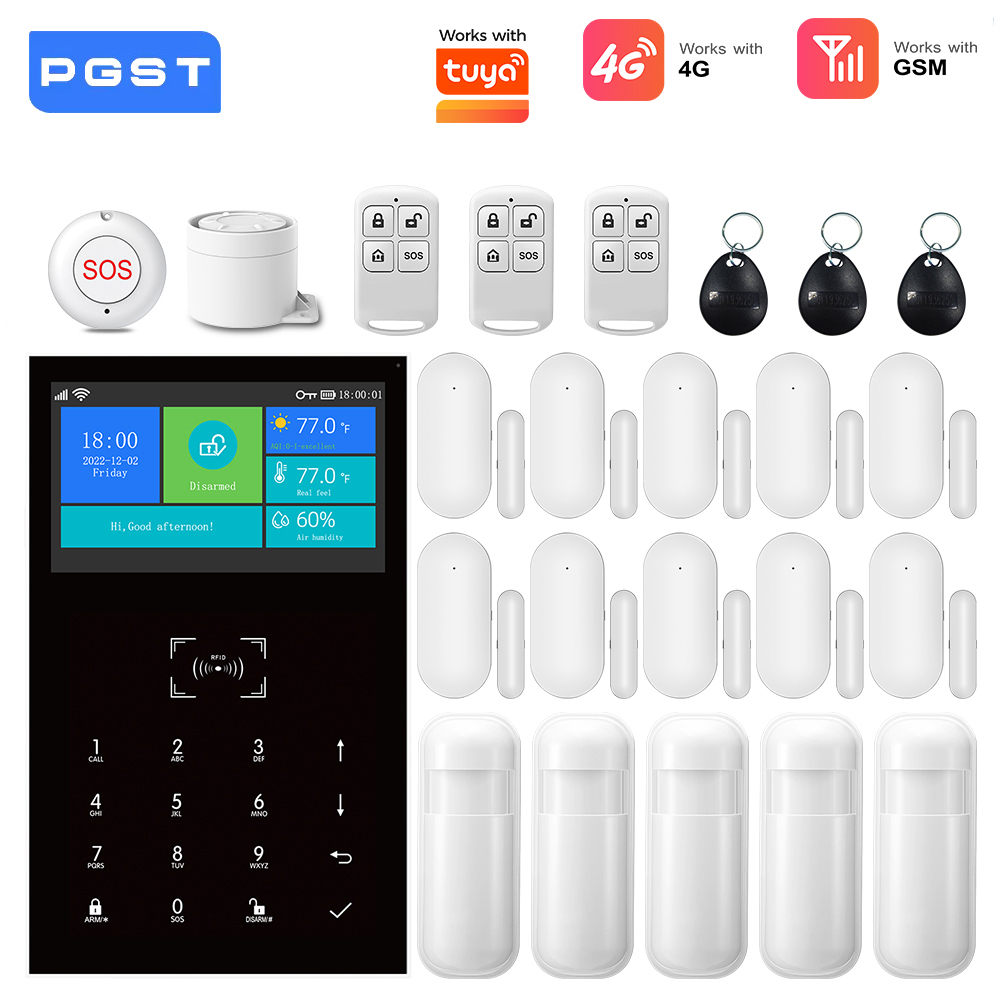 Home Automation Kit - 4G GSM WiFi Alarm Sistemi Tuya