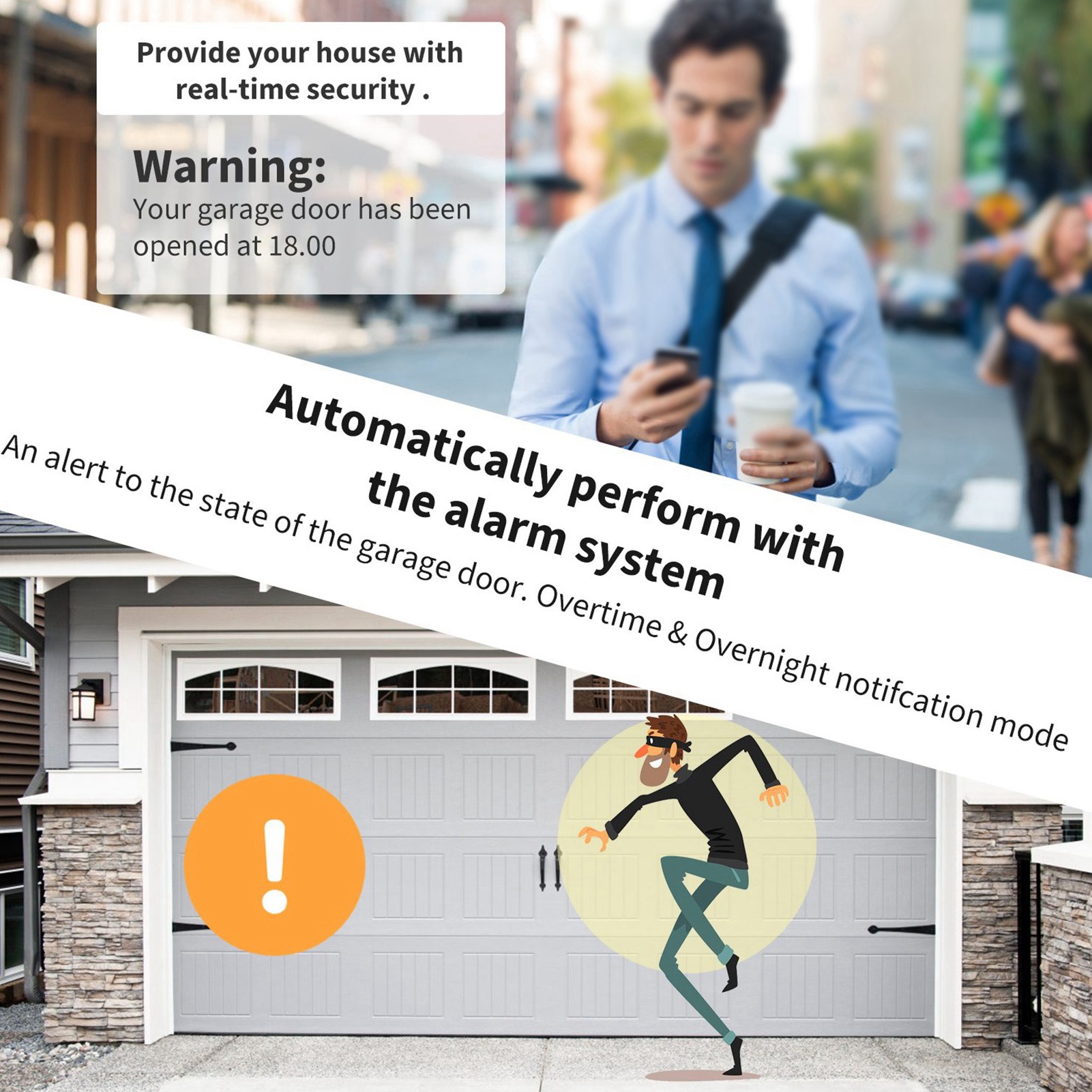 Smart Garage Door Opener - Akıllı WIFI Garaj Kapısı Kablosuz Sesli