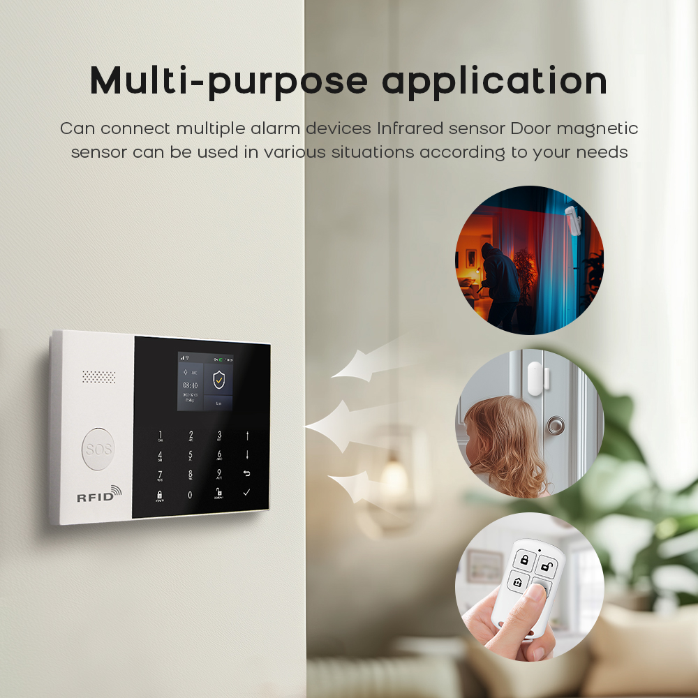 4G Alarm Sistemi Güvenlik Ev W - Home Automation Kit incelemesi ve fiyatı