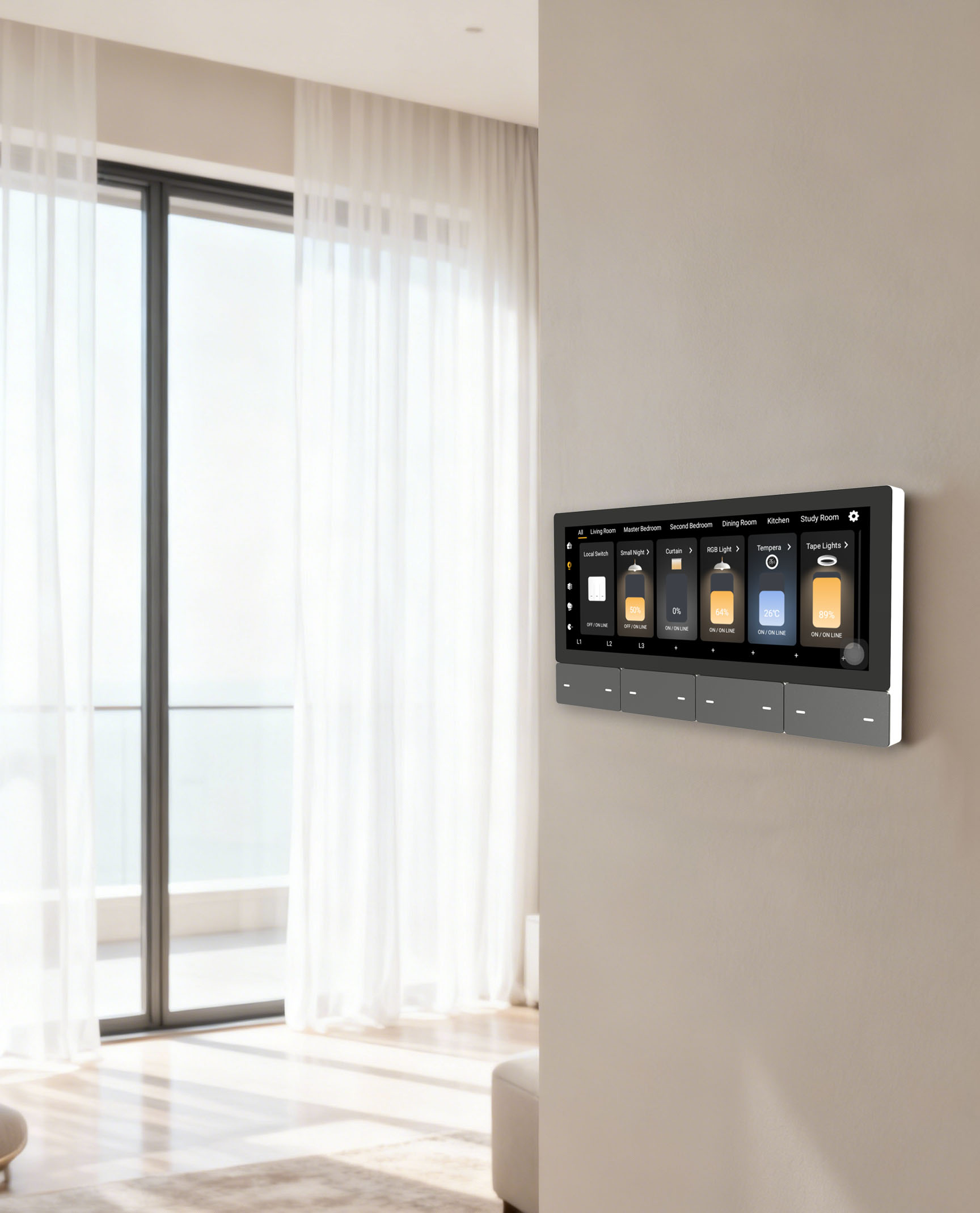F5 Tuya UK Dokunmatik Ekranlı  - Smart Home System incelemesi ve fiyatı