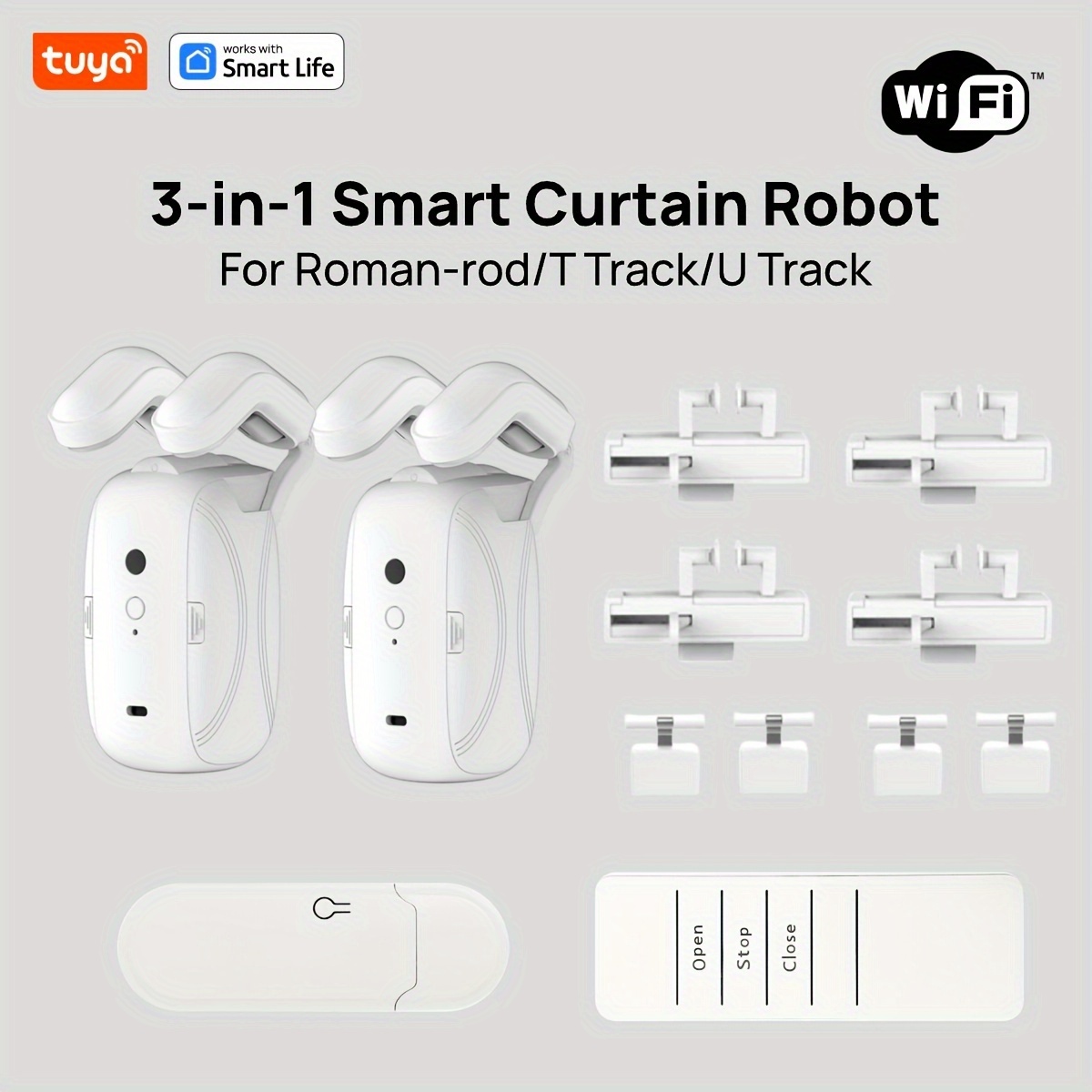 1/2 ADET Tuya Akıllı WiFi Perd - Smart Home Website incelemesi ve fiyatı