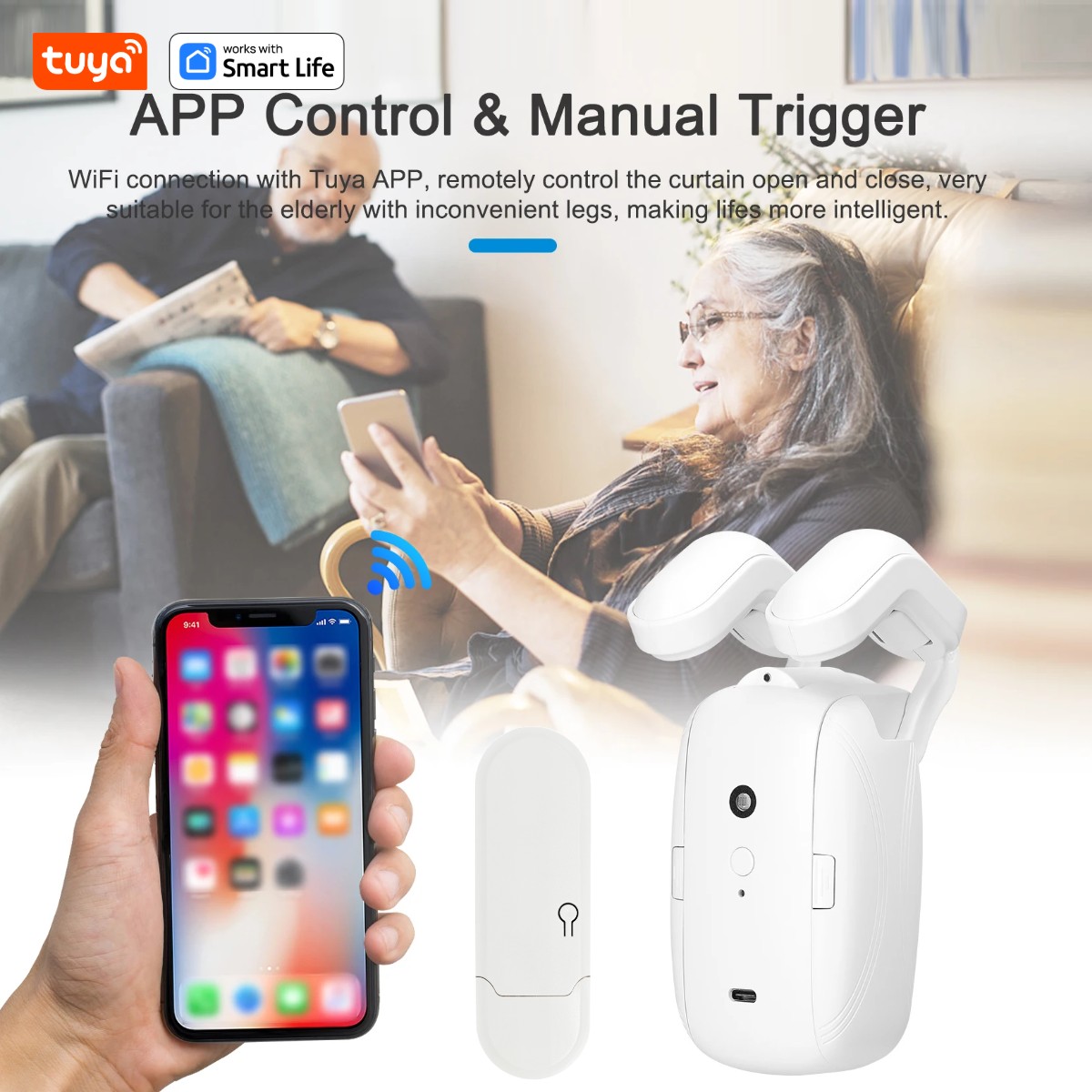 1/2 ADET Tuya Akıllı WiFi Perd - Smart Home Website incelemesi ve fiyatı
