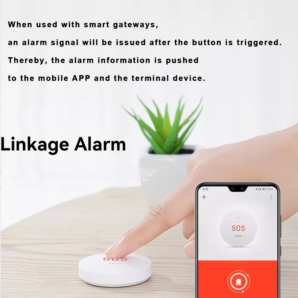 Zigbee Tuya SOS acil düğmesi e - Smart Home Website incelemesi ve fiyatı