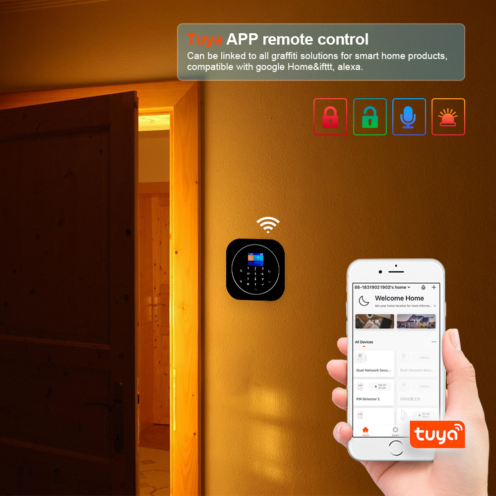 KERUI G12 Kablosuz Tuya Ev Ala - Home Automation Kit incelemesi ve fiyatı