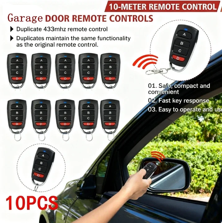 3 adet 433 Mhz evrensel garaj  - Smart Garage Door Opener incelemesi ve fiyatı