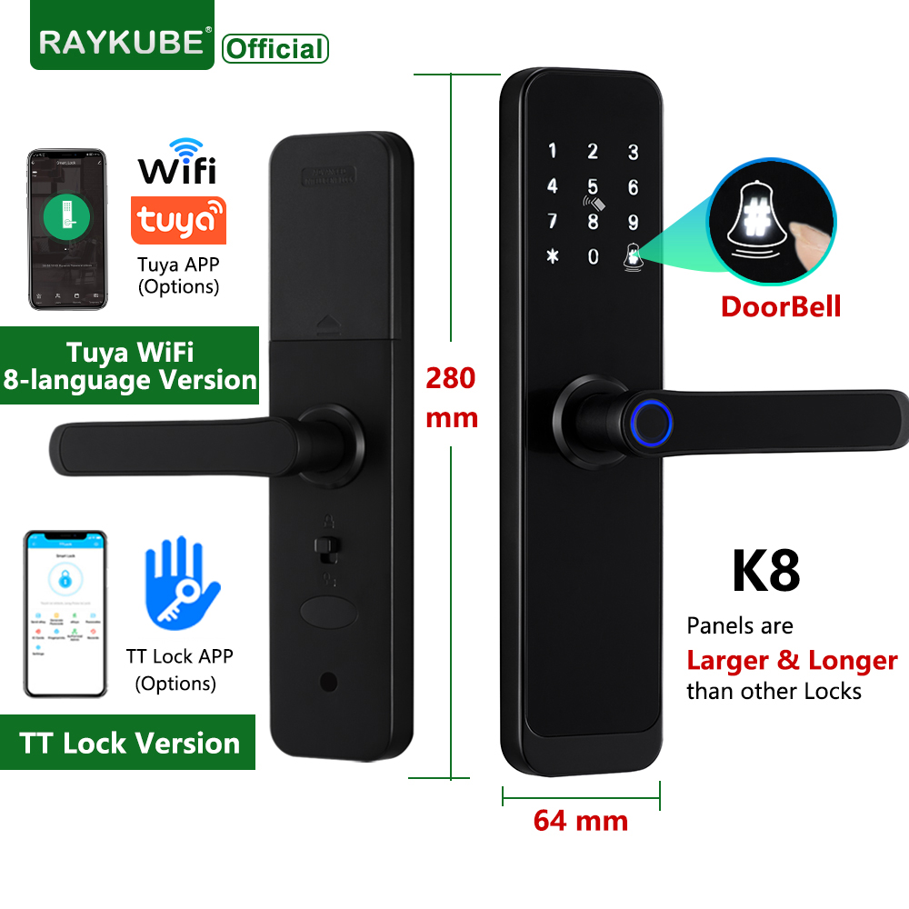 RAYKUBE K8 Akıllı Kapı Kilidi  - Smart Home Website incelemesi ve fiyatı