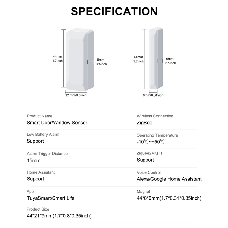ABLG Tuya Zigbee Kapı Sensörü  - Wireless Door Sensor incelemesi ve fiyatı