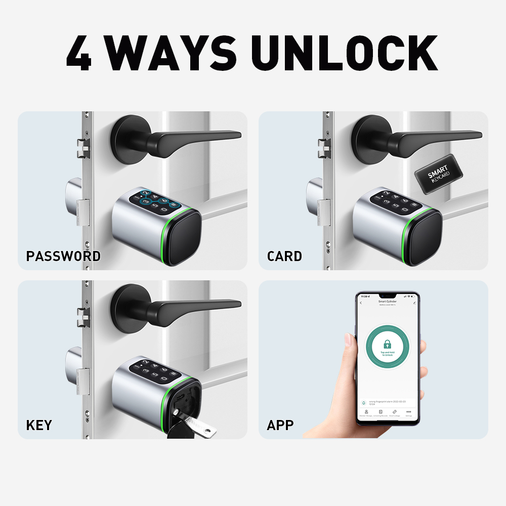 Akıllı Silindir Kilit Tuya 60- - Smart Home Website incelemesi ve fiyatı