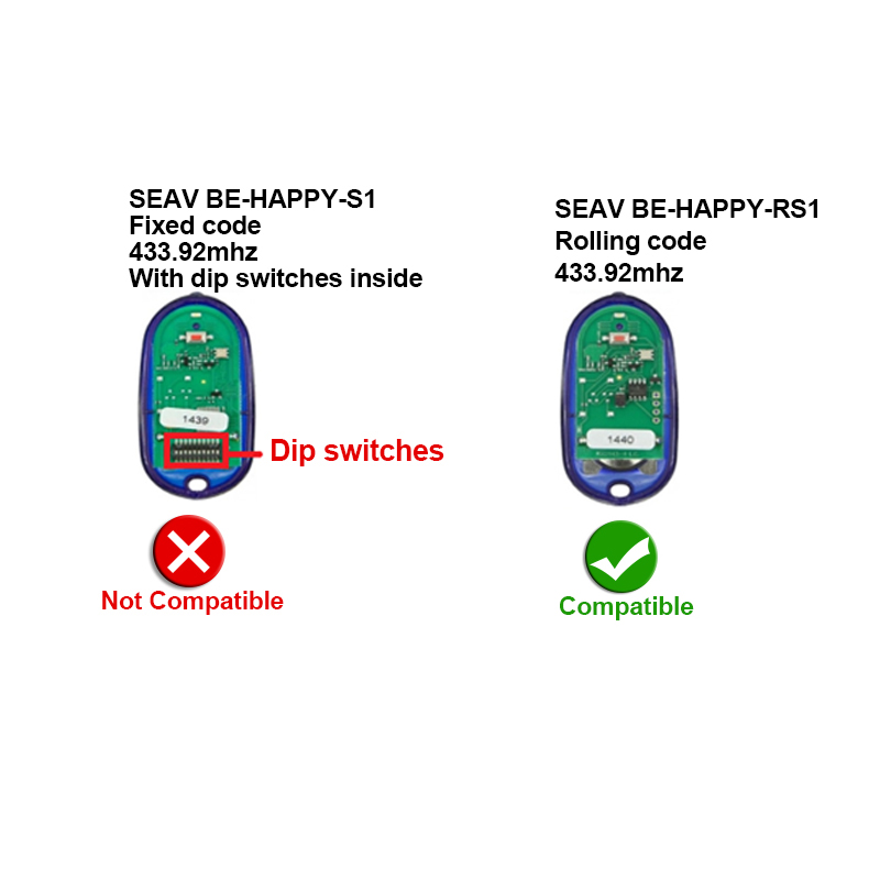 2 adet SEAV BE-HAPPY-RS2 RS1 R - Smart Garage Door Opener incelemesi ve fiyatı
