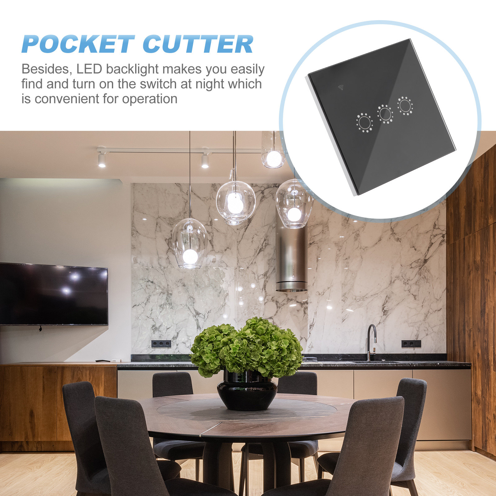 Kablosuz WiFi Dokunmatik Anaht - Smart Home Control Panel incelemesi ve fiyatı