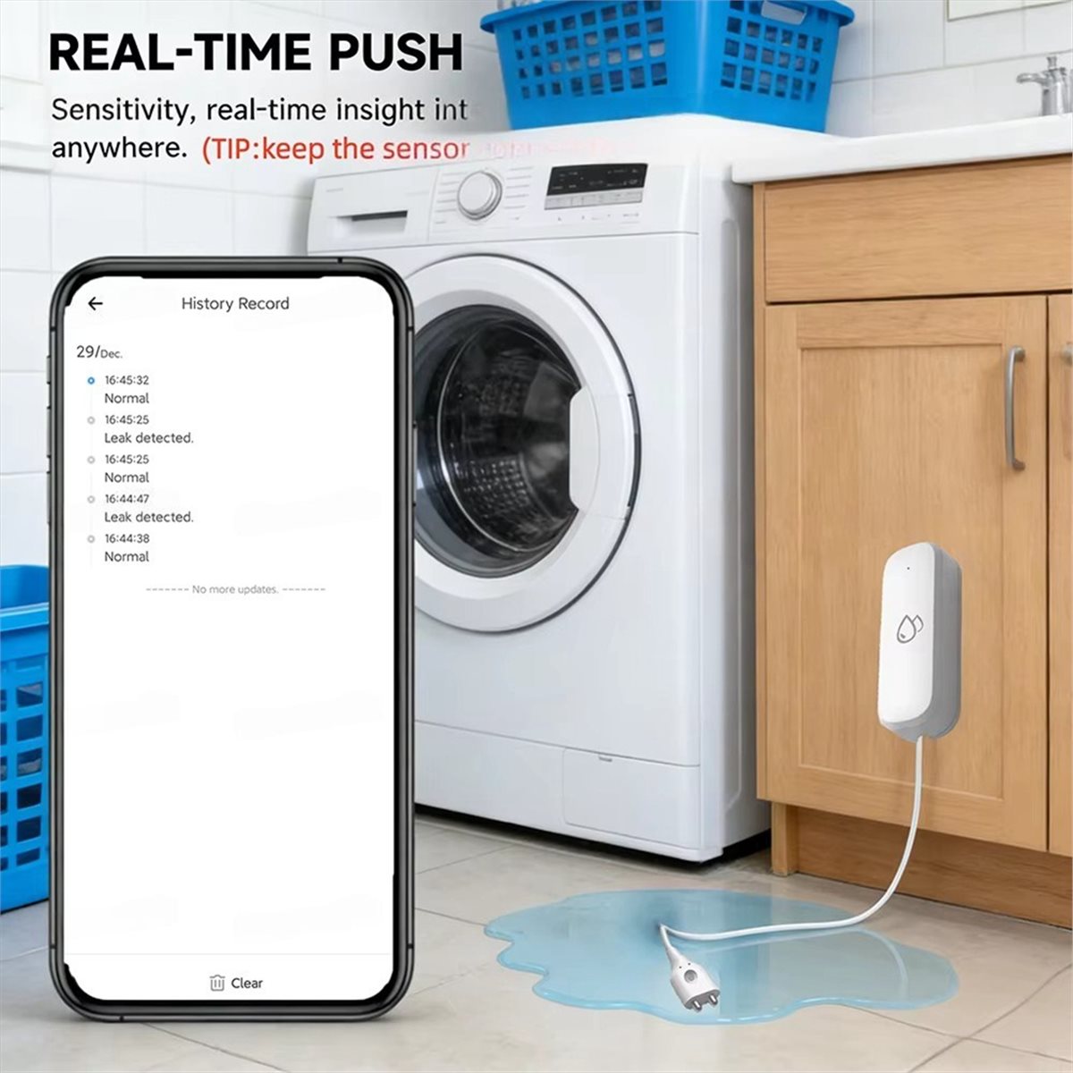 Uyumlu ZigBee Su Sızıntısı Sen - Smart Home Tuya incelemesi ve fiyatı