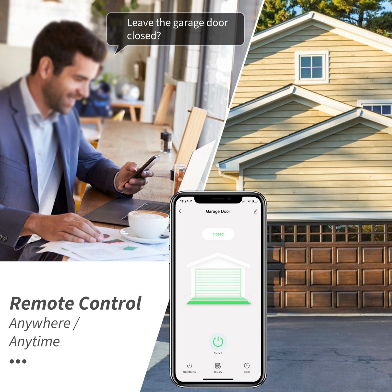Akıllı WIFI Garaj Kapısı Kablo - Smart Garage Door Opener incelemesi ve fiyatı